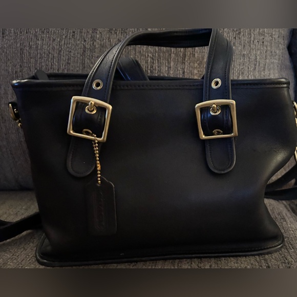 Coach Handbags - ✨ Vintage Coach Black Leather Satchel ✨
